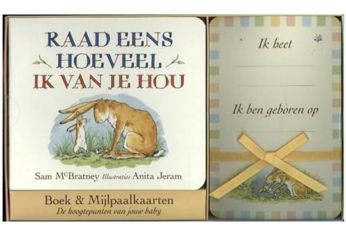 Raad eens hoeveel ik van je hou Boek & Mijlpaalkaarten: De hoogtepunten van jouw baby von Lemniscaat