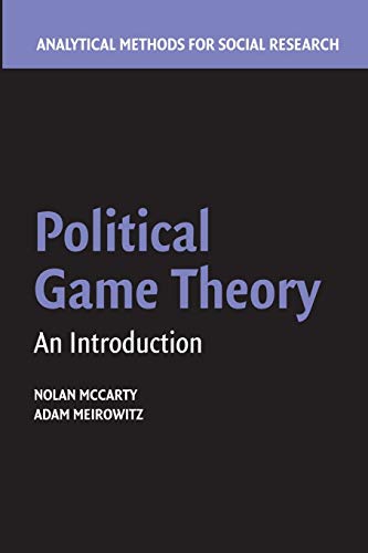 Political Game Theory: An Introduction von Cambridge University Press