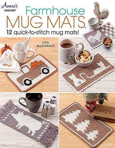 Farmhouse Mug Mats: 12 Quick-to-Stitch Mug MATS! von Annies