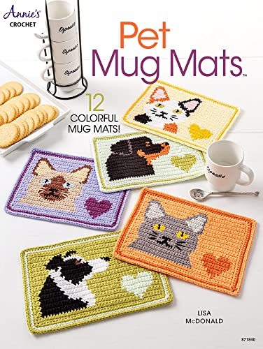 Pet Mug Mats: 12 Colorful Mug MATS!