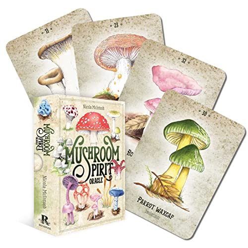 Mushroom Spirit Oracle: 36 Gilded Cards and 112-page Full-color Guidebook
