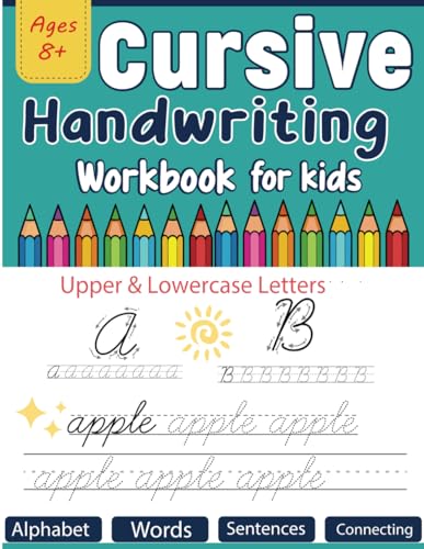Cursive Handwriting Workbook for Kids