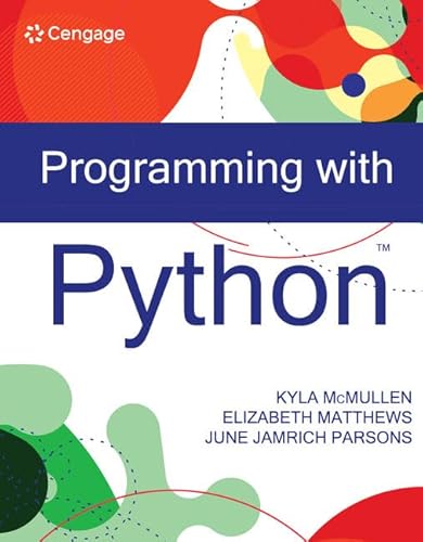 Readings from Programming With Python (Mindtap Course List) von Cengage Learning