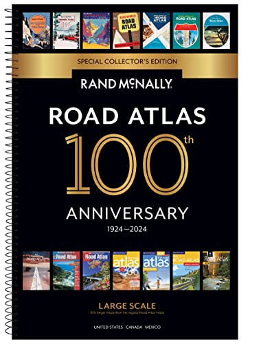 Rand McNally Road Atlas: 1924-2024 (The Rand McNally Large Scale Road Atlas)