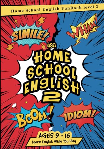 Home School USA English Funbook Level 2: Learn while you Play (Home School USA English Funbook Series, Band 2) von Independently published
