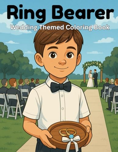Ring Bearer Coloring Book: Wedding Coloring Book For Boys von Independently published