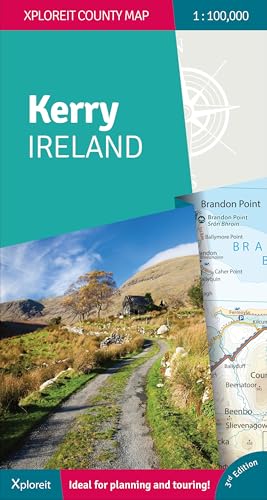 The Xploreit Map of County Kerry Ireland (Xploreit Atlantic Counties) von Xploreit Maps