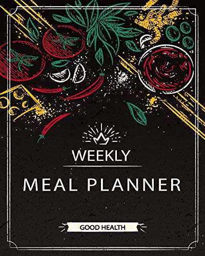 Weekly Meal Planner: Food Planner & Grocery list Menu Food Planners Prep Book Eat Records Journal Diary Notebook Log Book Size 8x10 Inches 104 Pages