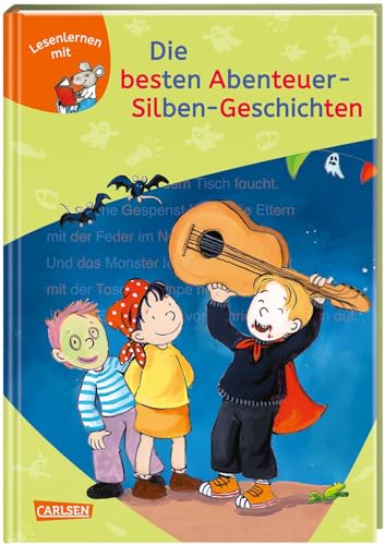 LESEMAUS zum Lesenlernen Sammelbände: Die besten Abenteuer-Silben-Geschichten: Spannende Erstlesegeschichten ab 6 | Extra Lesetraining – Lesetexte mit farbiger Silbenmarkierung