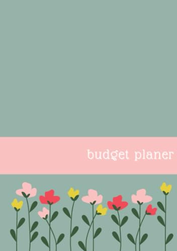 Budget Planer Deutsch Buch für Anfänger Blume: | Geld sparen | Haushaltsbuch | Budget Planner deutsch | A5 | 1 Jahr lang Geld sparen lernen | Sparbuch | Finanzplaner | Budgetplaner