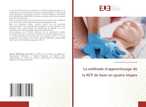 La méthode d’apprentissage de la RCP de base en quatre étapes La méthode d’apprentissage de la RCP de base en quatre étapes von Éditions universitaires européennes