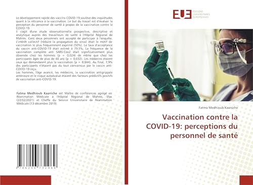 Vaccination contre la COVID-19: perceptions du personnel de santé
