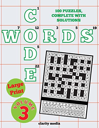 Large Print Code Words Volume 3 Large Print Code Words Volume 3 von CREATESPACE
