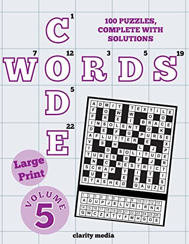Large Print Code Words Volume 5 Large Print Code Words Volume 5