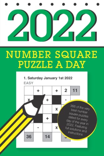 Number Square Puzzle a Day 2022 Number Square Puzzle a Day 2022 von Independently published