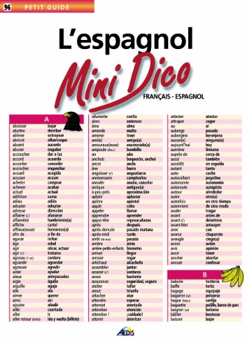 PG096 - Mini dico français/espagnol von Aedis