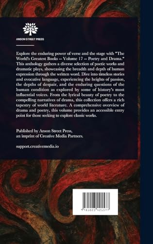The World's Greatest Books - Volume 17 - Poetry and Drama von Anson Street Press