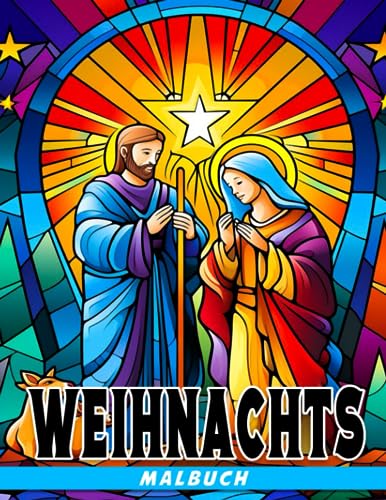 Weihnachtsmalbuch: Die wahre Geschichte von Weihnachten für Kinder | Geburt von Jesus Christus | Große einfache und einfache Ausmalbilder für Vorschulkinder |