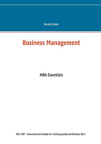 Business Management: MBA Essentials