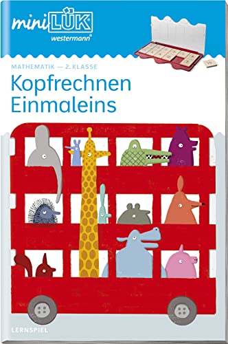 miniLÜK: 2. Klasse Mathematik Kopfrechnen Einmaleins (miniLÜK-Übungshefte: Mathematik) von LÜK