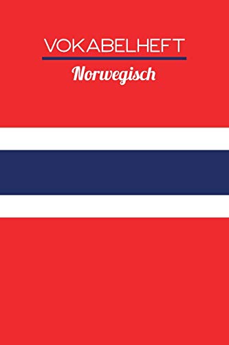 Vokabelheft Norwegisch: 100 Seiten, liniert - Zweispaltig - ca. DIN A5