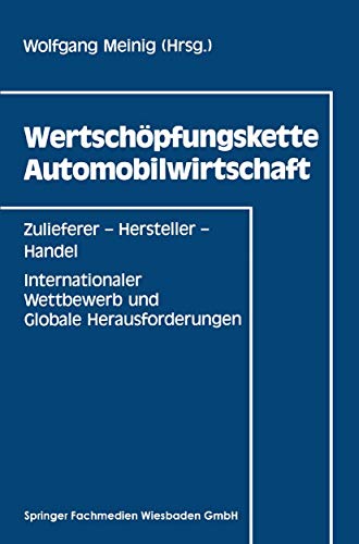Wertschöpfungskette Automobilwirtschaft: Zulieferer ― Hersteller ― Handel Internationaler Wettbewerb und Globale Herausforderungen Wertschöpfungskette Automobilwirtschaft: Zulieferer ― Hersteller ― Handel Internationaler Wettbewerb und Globale Herausforderungen