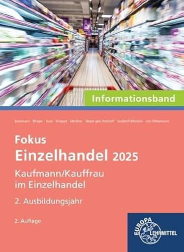 Fokus Einzelhandel 2025, 2. Ausbildungsjahr von Europa-Lehrmittel