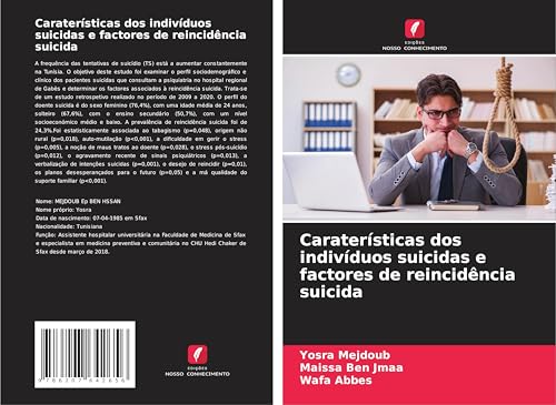 Caraterísticas dos indivíduos suicidas e factores de reincidência suicida von Edições Nosso Conhecimento