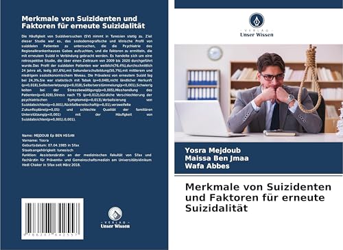 Merkmale von Suizidenten und Faktoren für erneute Suizidalität von Verlag Unser Wissen