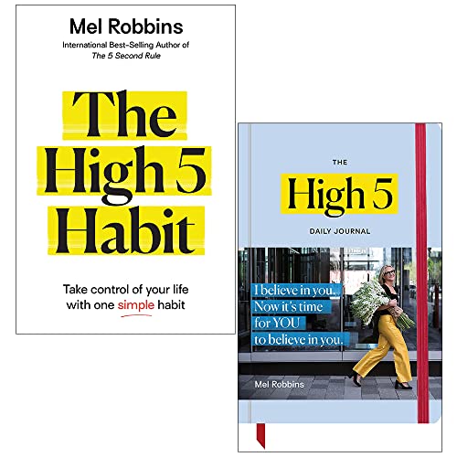 Mel Robbins Collection 2 Books Set (The High 5 Habit, The High 5 Daily Journal)