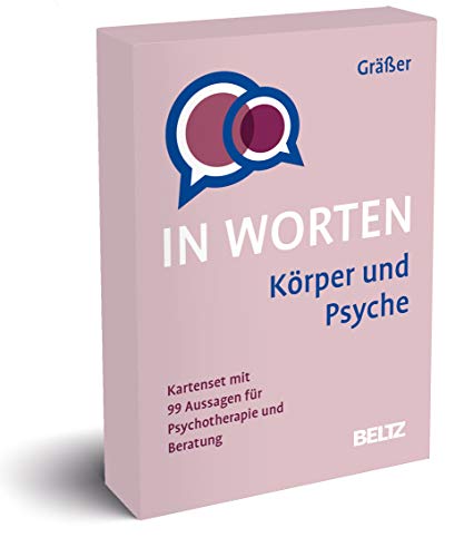 Körper und Psyche in Worten: Kartenset mit 99 Aussagen für Psychotherapie und Beratung. Mit 8-seitigem Booklet im Stülpkarton, Kartenformat 5,9 x 9,2 cm. (Beltz Therapiekarten) Körper und Psyche in Worten: Kartenset mit 99 Aussagen für Psychotherapie und Beratung. Mit 8-seitigem Booklet im Stülpkarton, Kartenformat 5,9 x 9,2 cm. (Beltz Therapiekarten) von Beltz