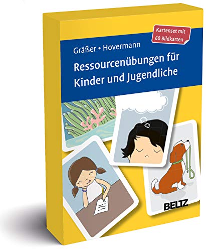 Ressourcenübungen für Kinder und Jugendliche: Kartenset mit 60 Bildkarten in stabiler Box, Kartenformat 9,8 x 14,3 cm. Mit 12-seitigem Booklet (Beltz Therapiekarten) von Beltz GmbH, Julius