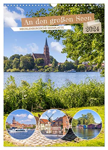 An den großen Seen der Mecklenburgischen Seenplatte (Wandkalender 2024 DIN A3 hoch), CALVENDO Monatskalender von CALVENDO