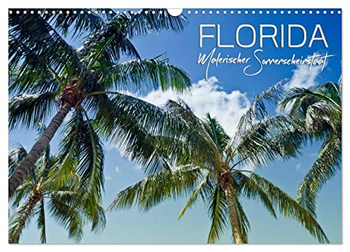 FLORIDA Malerischer Sonnenscheinstaat (Wandkalender 2025 DIN A3 quer), CALVENDO Monatskalender von CALVENDO