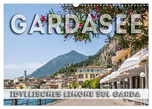 GARDASEE Idyllisches Limone sul Garda (Wandkalender 2024 DIN A3 quer), CALVENDO Monatskalender von CALVENDO
