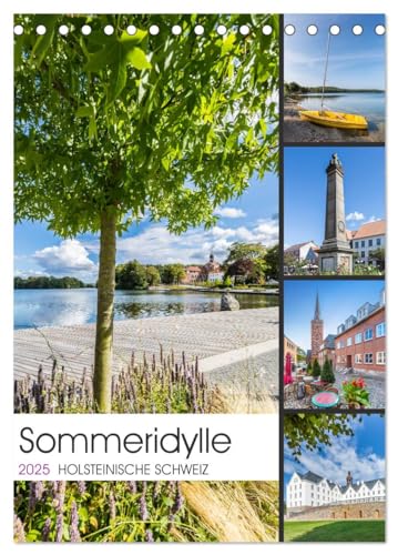 HOLSTEINISCHE SCHWEIZ Sommeridylle (Tischkalender 2025 DIN A5 hoch), CALVENDO Monatskalender