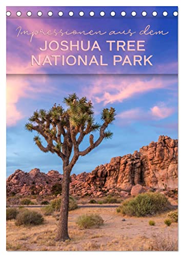 Impressionen aus dem JOSHUA TREE NATIONAL PARK (Tischkalender 2025 DIN A5 hoch), CALVENDO Monatskalender von CALVENDO