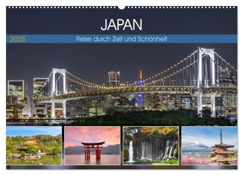 JAPAN Reise durch Zeit und Schönheit (Wandkalender 2025 DIN A2 quer), CALVENDO Monatskalender
