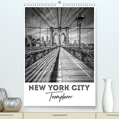 NEW YORK CITY Teamplaner (hochwertiger Premium Wandkalender 2024 DIN A2 hoch), Kunstdruck in Hochglanz