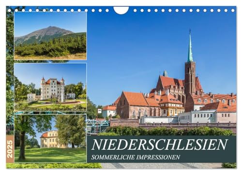 NIEDERSCHLESIEN Sommerliche Impressionen (Wandkalender 2025 DIN A4 quer), CALVENDO Monatskalender von CALVENDO