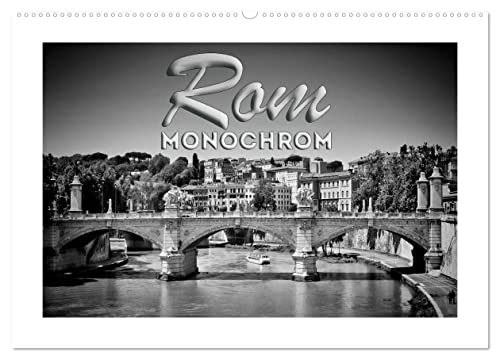 ROM Monochrom (Wandkalender 2024 DIN A2 quer), CALVENDO Monatskalender