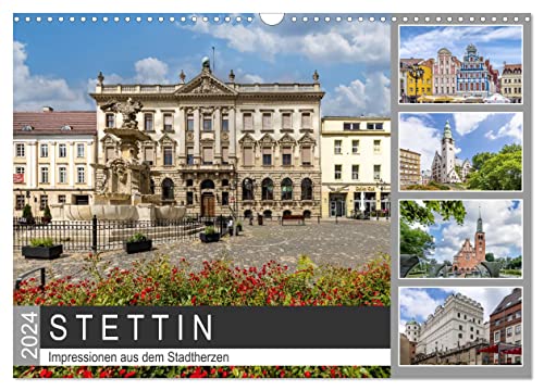 STETTIN Impressionen aus dem Stadtherzen (Wandkalender 2024 DIN A3 quer), CALVENDO Monatskalender