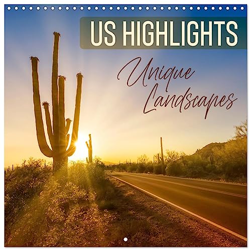 US HIGHLIGHTS Unique Landscapes (Wall Calendar 2025 12 × 12 Inch) CALVENDO 12 Month Wall Calendar von CALVENDO
