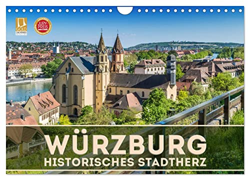 WÜRZBURG Historisches Stadtherz (Wandkalender 2024 DIN A4 quer), CALVENDO Monatskalender von CALVENDO