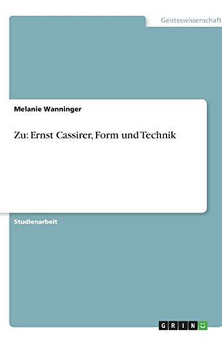 Zu: Ernst Cassirer, Form und Technik von Books on Demand