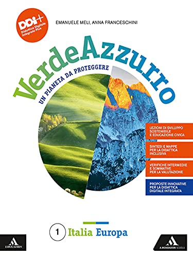 Verdeazzurro. Un pianeta da proteggere. Con Atlante e Le regioni italiane. Per la Scuola media. Con e-book. Con espansione online. Italia Europa (Vol. 1)