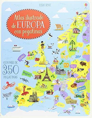 Atlas de Europa con pegatinas (Libros de pegatinas (Referencia))