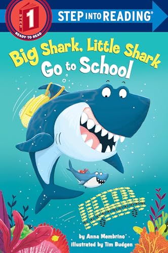 Big Shark, Little Shark Go to School (Step into Reading) von Penguin