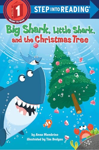 Big Shark, Little Shark and the Christmas Tree (Step into Reading) von Random House Books for Young Readers
