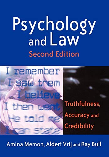 Psychology and Law Second Edition: Truthfulness, Accuracy and Credibility (Wiley Series in Psychology of Crime, Policing and Law) von Wiley